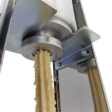 Masseira de Churros Inox Fuso Capacidade 1,5 Kg de Massa com 2 Estrelinhas